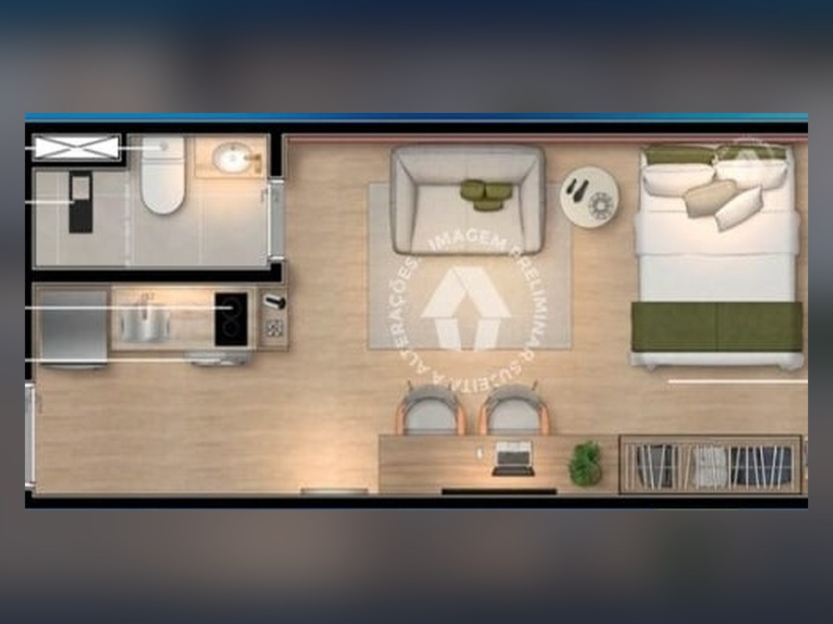 Metrocasa Prime Santana: planta do apartamento — imagem 2 de 2